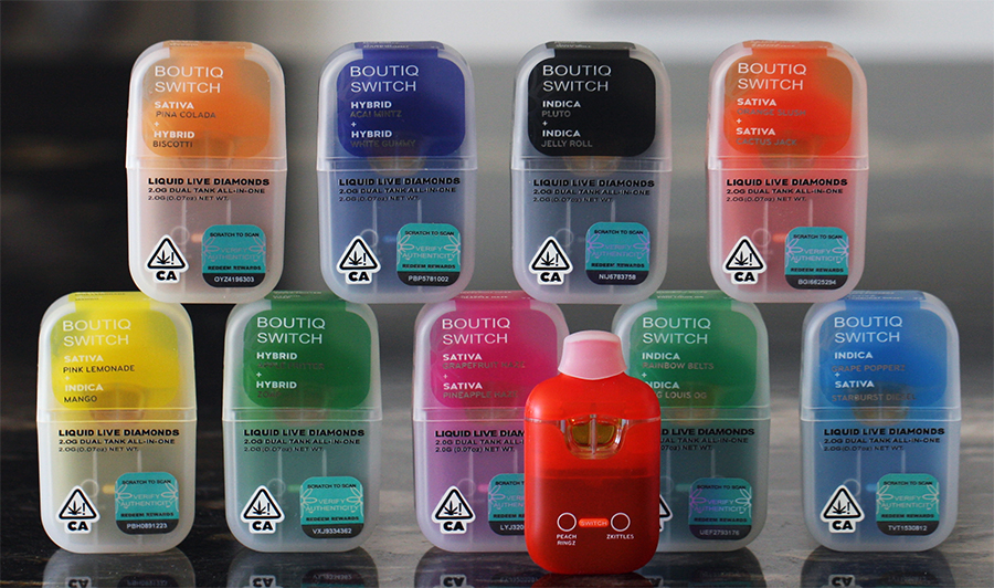 Boutiq Switch 2g Live Liquid Diamonds Vape Pens