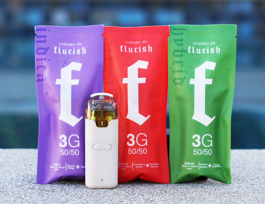 Flurish 3 gram 50/50 Dual Tank Disposable Vape Pens