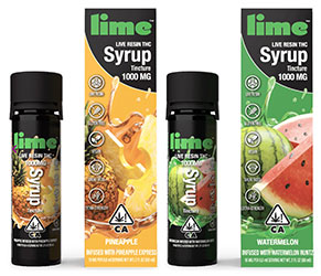 Lime Live Resin THC Syrup