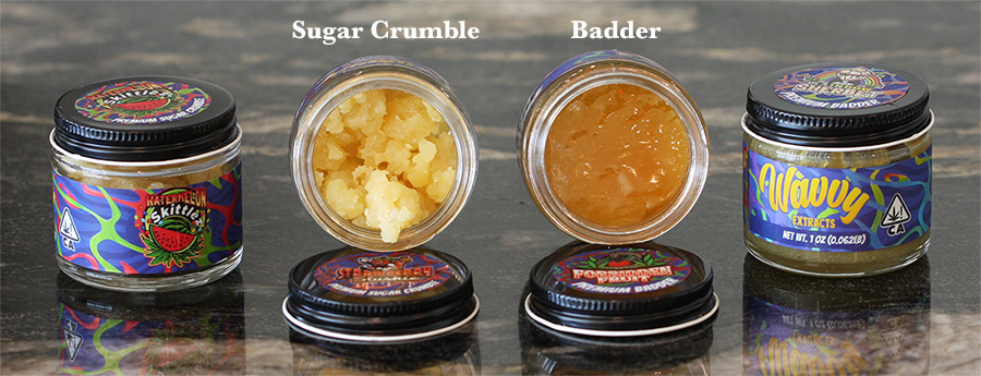 Wavvy Extracts Premium Budder and premium Crumble